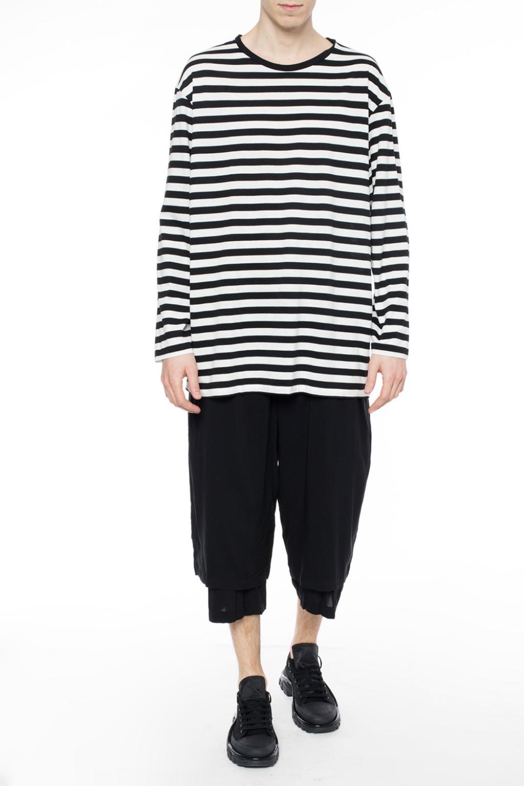 Yohji Yamamoto Striped oversize T-shirt | Men's Clothing | Vitkac